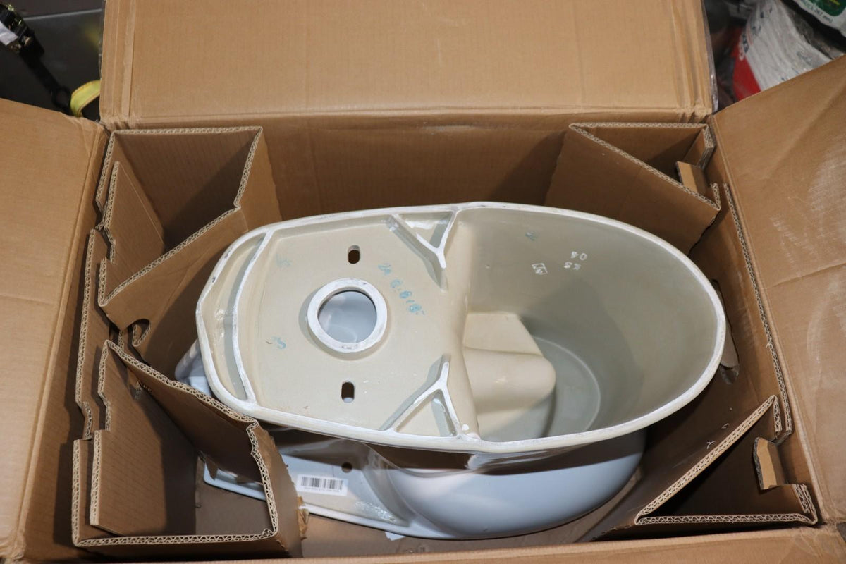 Sloan ST-2029-STG Floor-Mounted Water Closet - White - Northside Material Brokers