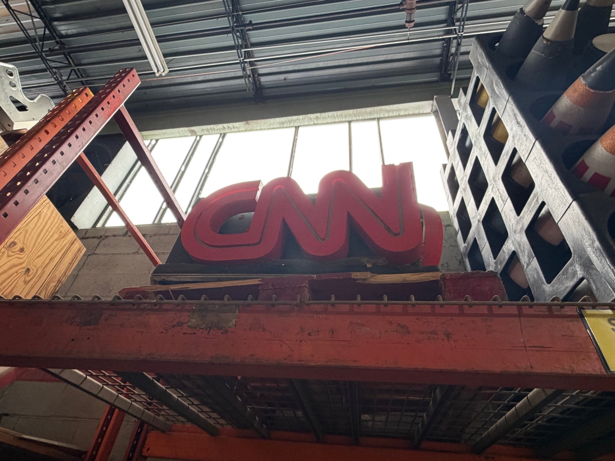 Small Authentic CNN Sign - Northside Material Brokers