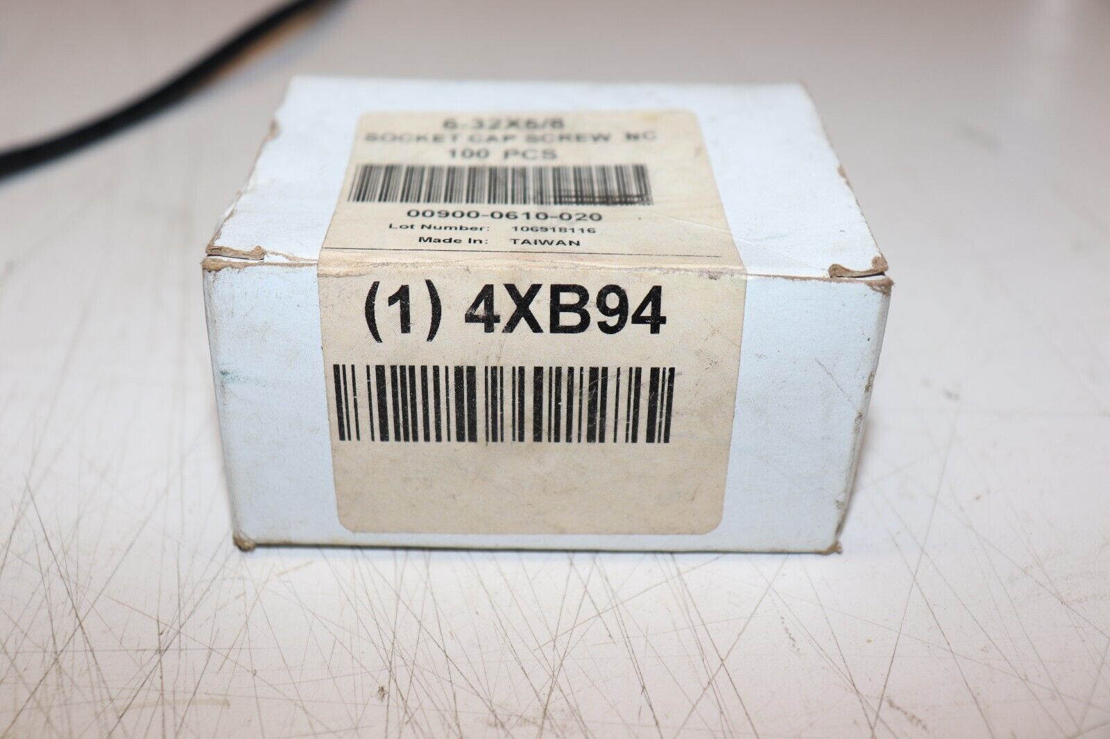 Socket Head Cap Screw: 6-32 Thread Size, 5/8 in Lg, 100 Pack - Northside Material Brokers