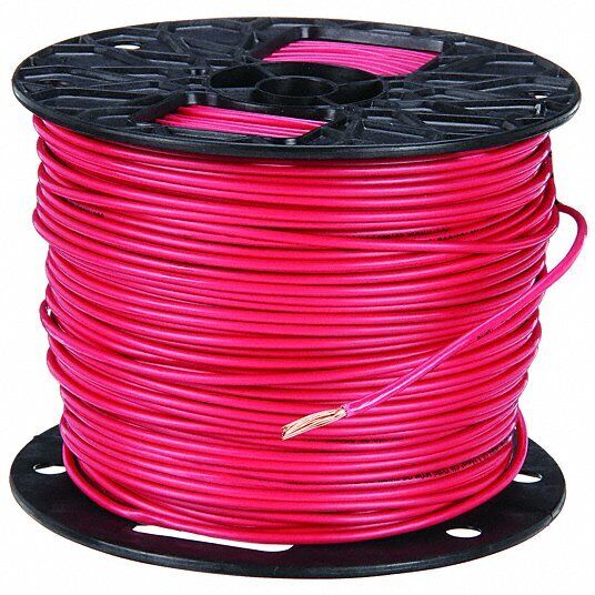 SOUTHWIRE Building Wire: 10 AWG Wire Size, 1 Conductors, Red, 500 ft, 4W009 - Northside Material Brokers