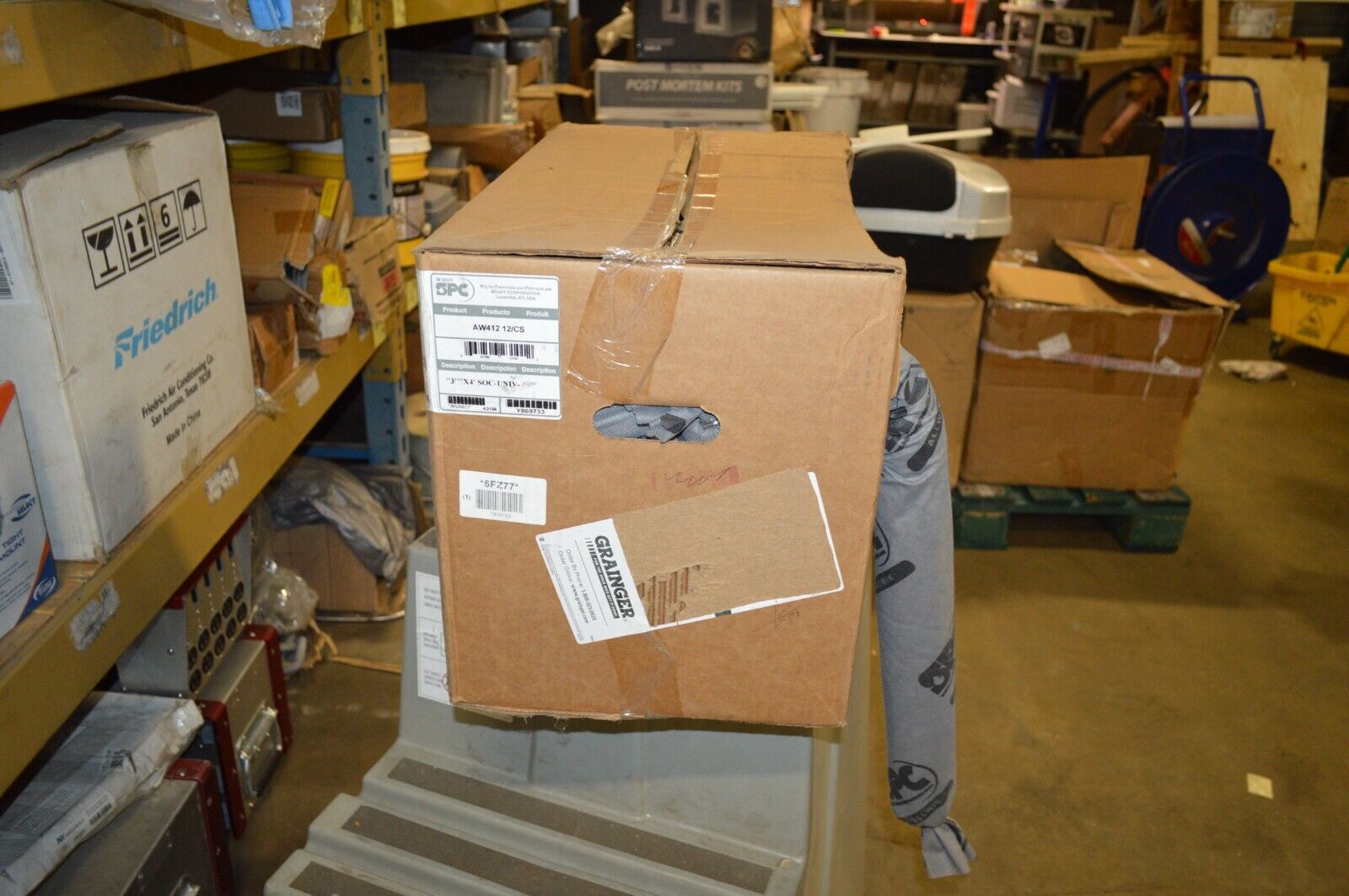 SPC Absorbent Sock: 3 in x 48 in, 12 gal/pk/1 gal/sock, Gray, 12 PK - Northside Material Brokers