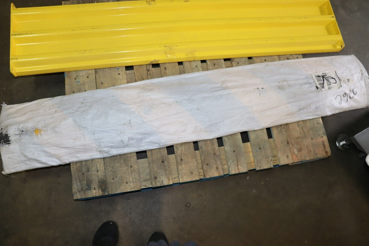 Speed Bump: Rubber, Black/Yellow, 6 ft Lg, 12 in Wd, 2 1/2 in Ht, 29NH35B - Northside Material Brokers