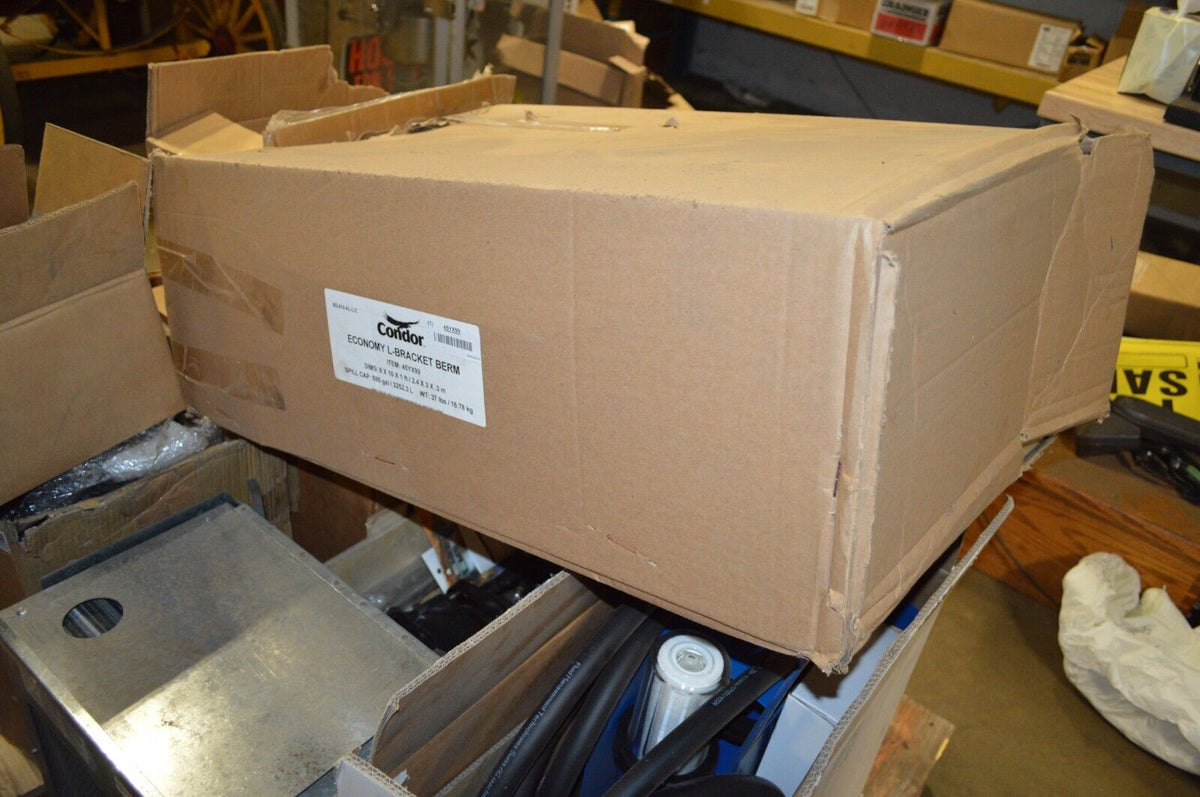 Spill Containment Berm: 8 ft W x 10 ft L, 595 gal Spill Capacity - Northside Material Brokers