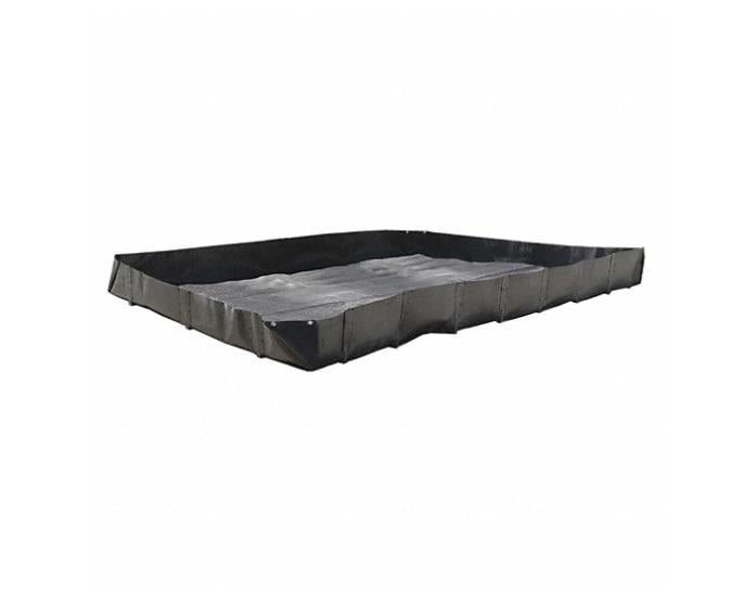 Spill Containment Berm: 8 ft W x 10 ft L, 595 gal Spill Capacity - Northside Material Brokers