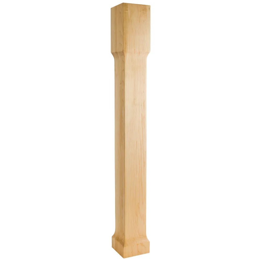 Square Recessed Post 5x5x42 Maple P71-5-42 HMP - Northside Material Brokers