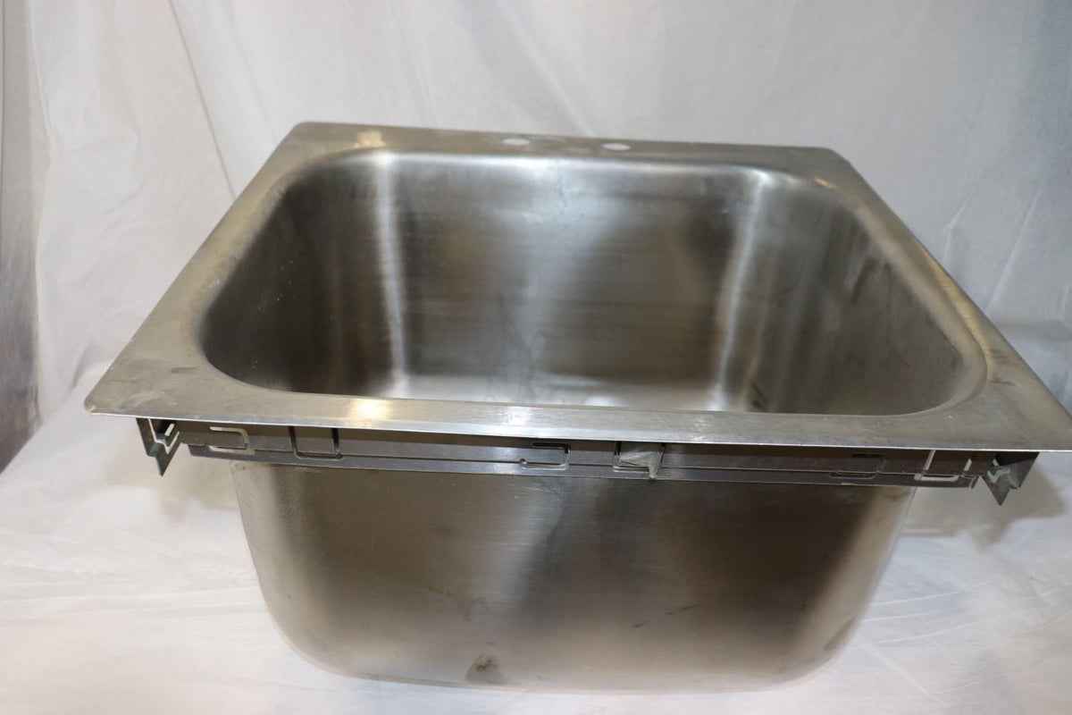 Stainless Drop-In Sink, Eagle Group SR19-16-13.5-1 Self-Rimming - Northside Material Brokers