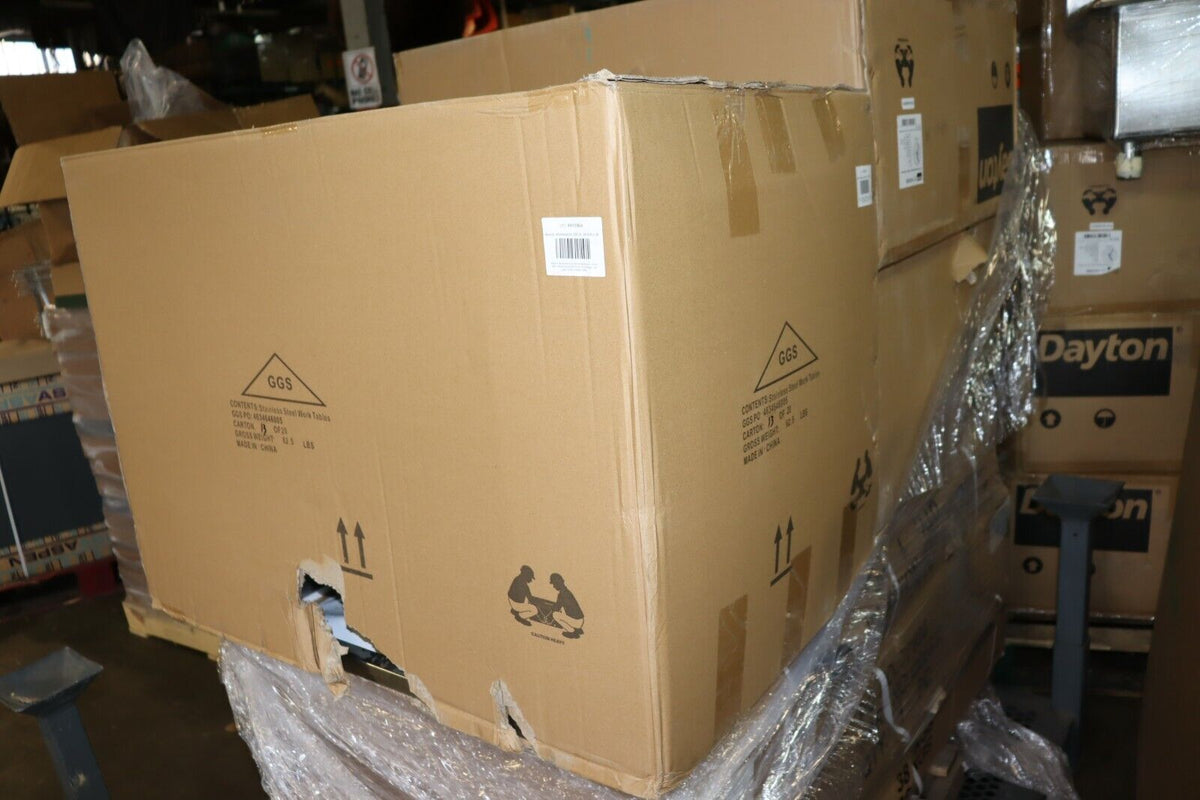 STAINLESS STEEL Mobile Workstand: 300 lb Load Capacity, 49Y096 - Northside Material Brokers