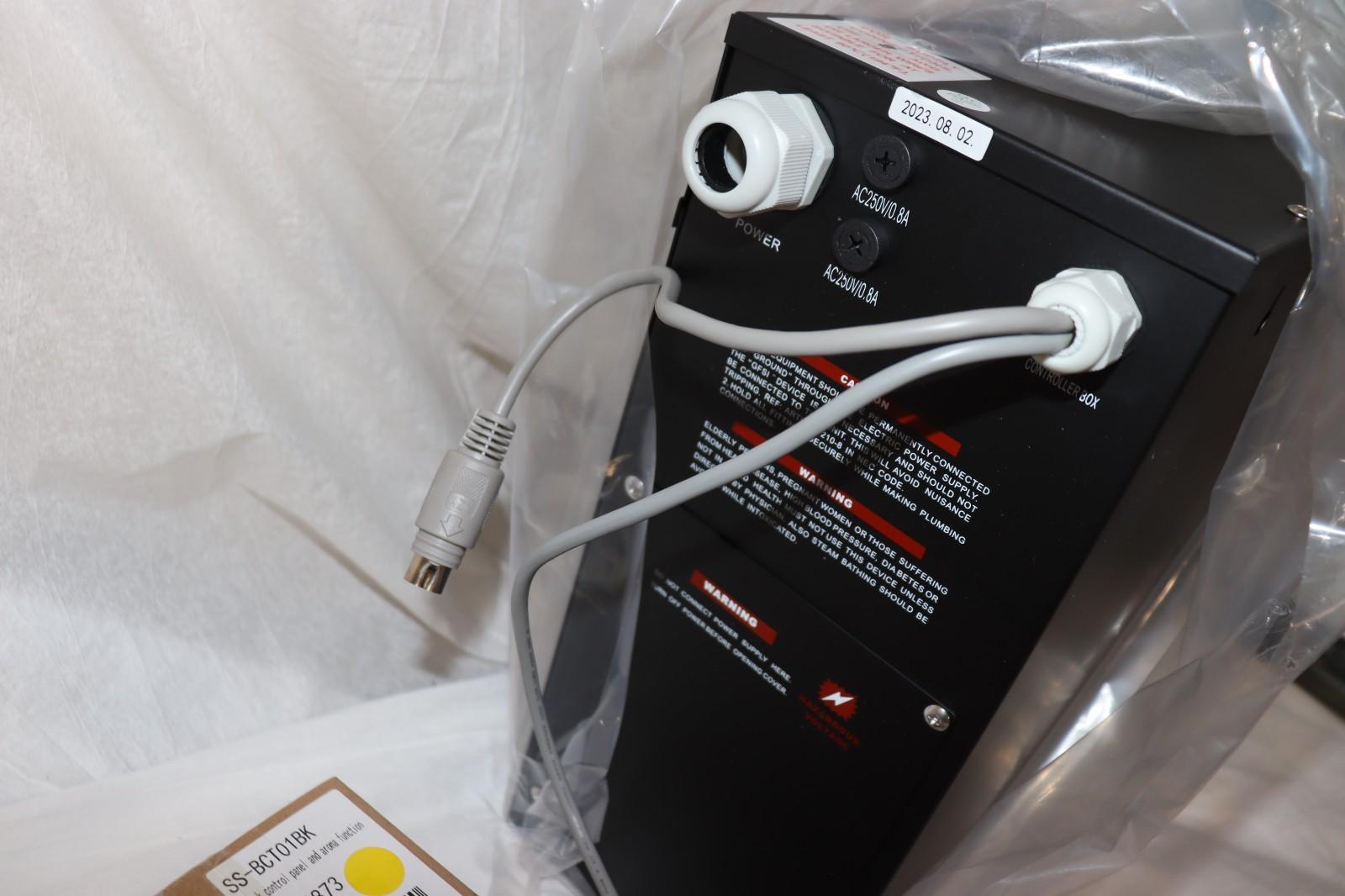 SteamSpa BKT750-A Black Series Bluetooth/WiFi 7.5kW w/ QuickStart, Polished Gold - Northside Material Brokers