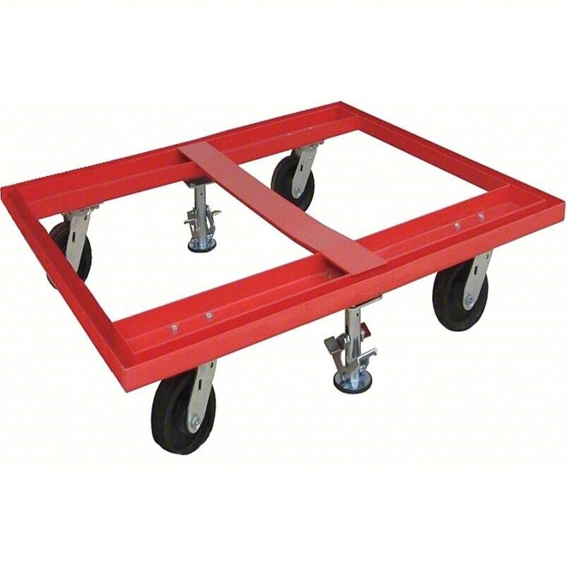 Steel Pallet Dolly 3600 LB 48 in x 40 in x 9 in Dayton 48J088A - Northside Material Brokers