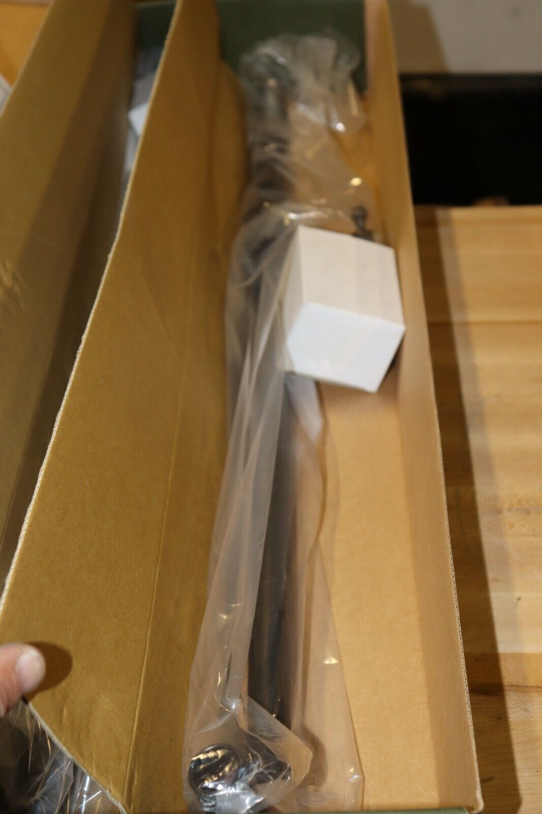 Straight supply lines, in Antique Bronze, Huntington Brass P0554103 - Northside Material Brokers