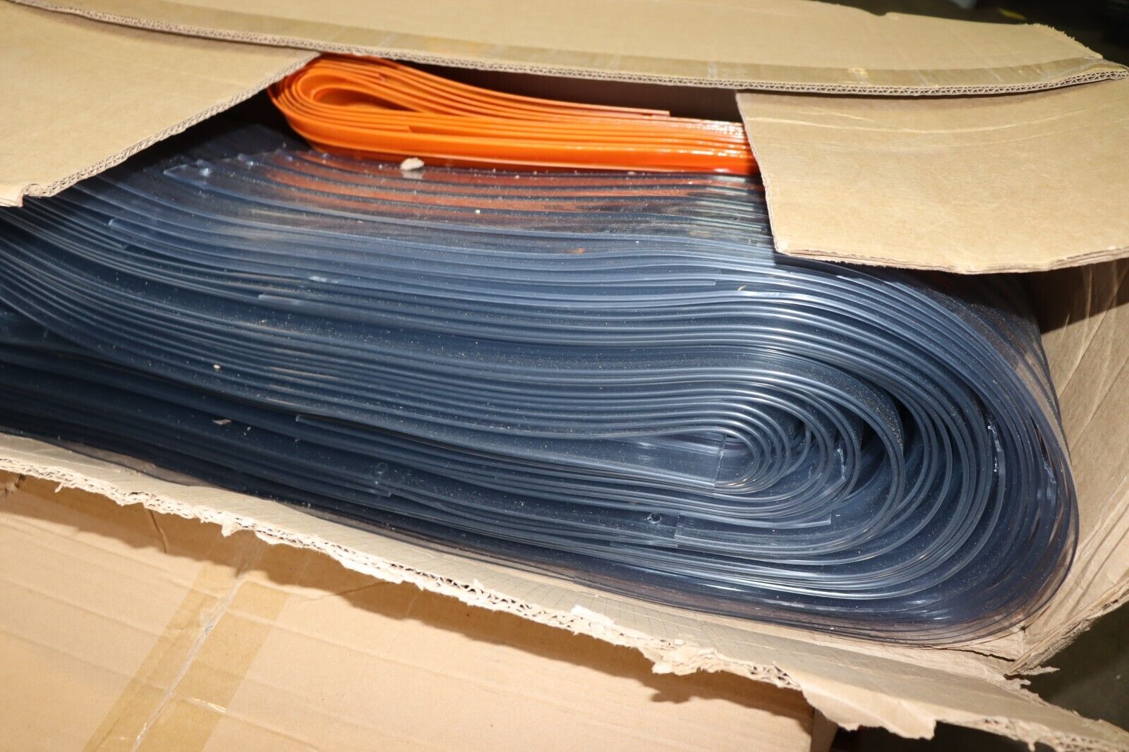 Strip Door: 10 ft Opening Ht, 10 ft Opening Wd, 10ft 3 in, 12 in Strip Wd, 3TB24 - Northside Material Brokers
