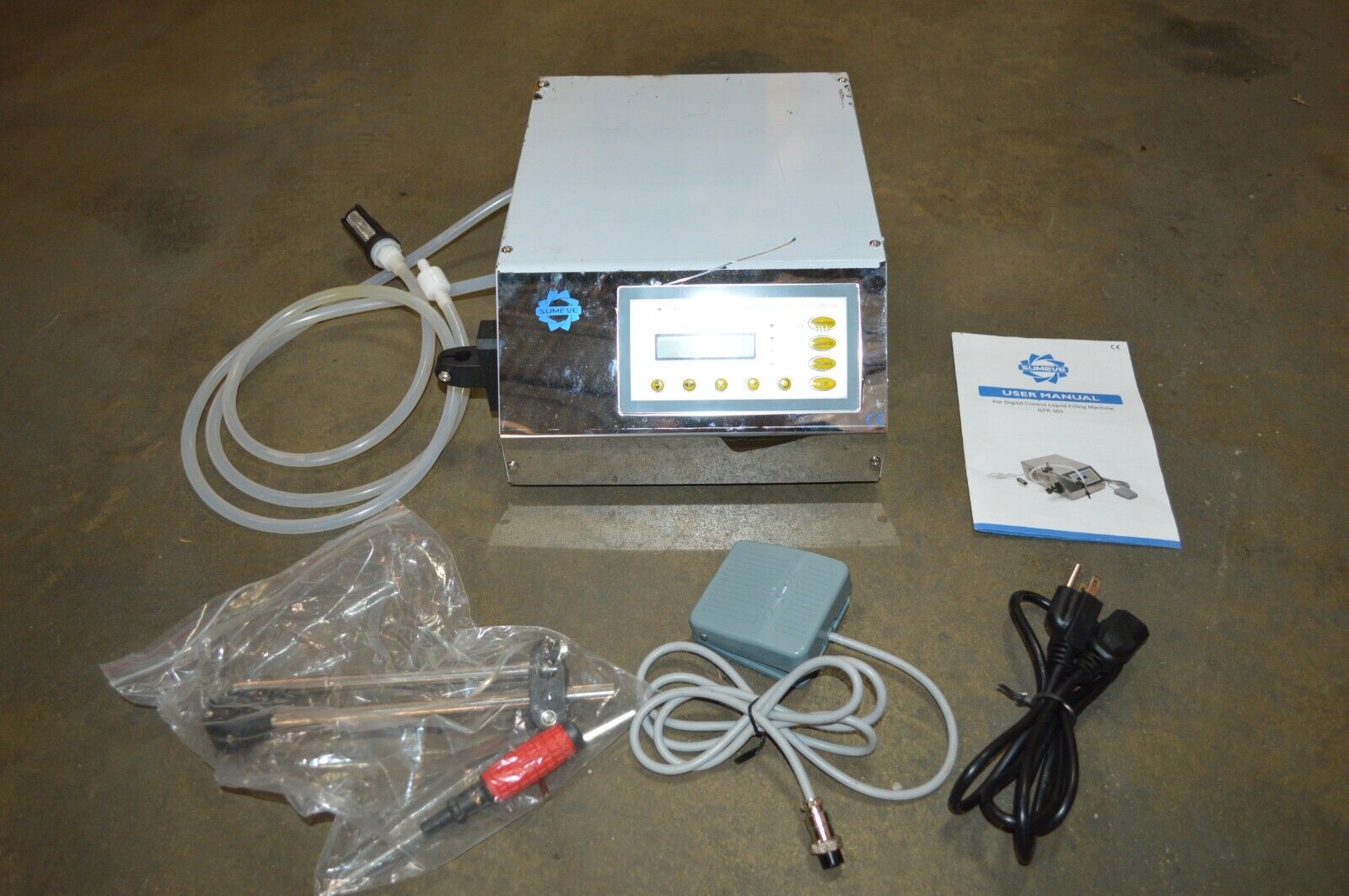 SUMEVE DIGITAL CONTROL LIQUID FILLING MACHINE GFK-160 - Northside Material Brokers