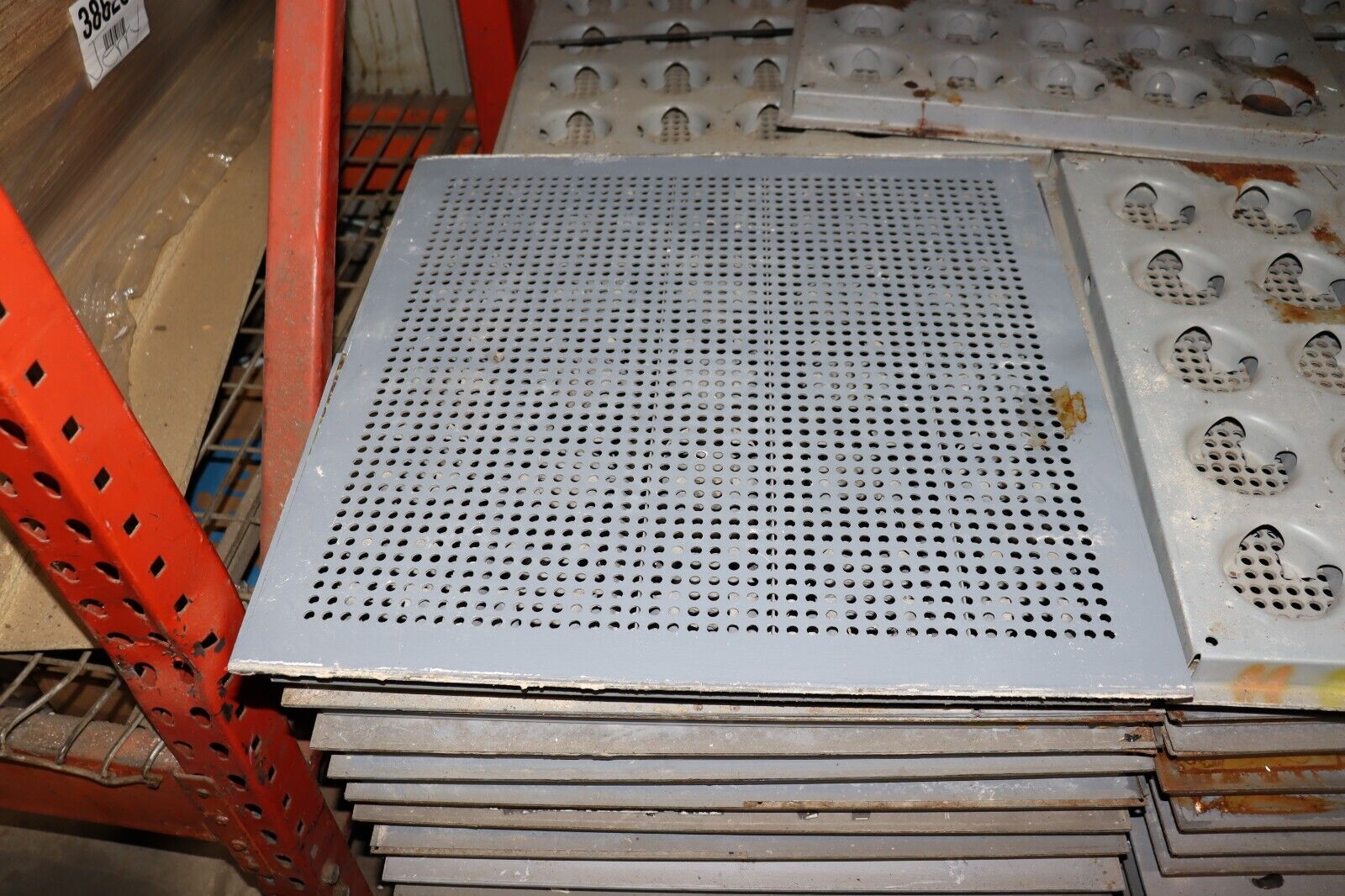 Tate Perforated Raised Access Floor Tiles 2'x2' Starlight, Used - Northside Material Brokers