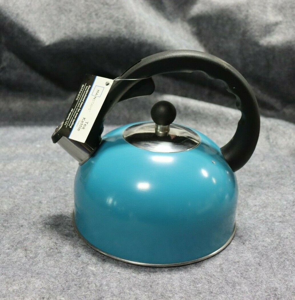 Tea Kettle, Black, Teal and Red Lot of 4 - Northside Material Brokers