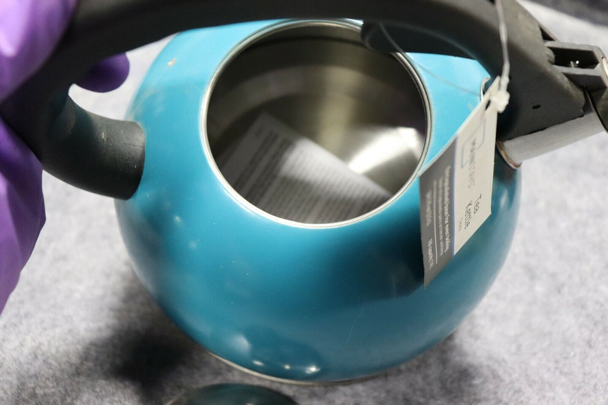 Tea Kettle, Black, Teal and Red Lot of 4 - Northside Material Brokers