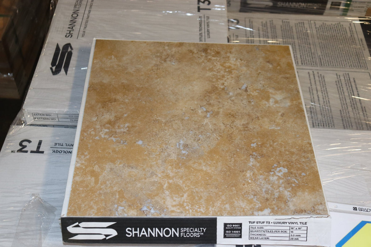 Teknoflor TUF STUF T3 Luxury Vinyl Tile Flooring, 23 mil Wear Layer, 18"x18", 36 Sq Ft per Case - Northside Material Brokers