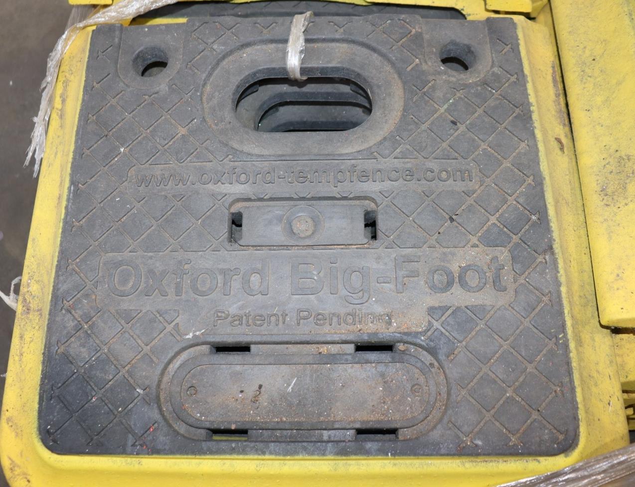 Temperory Fence Weight 30 lb Oxford Bigfoot, Pallet of 36 - Northside Material Brokers