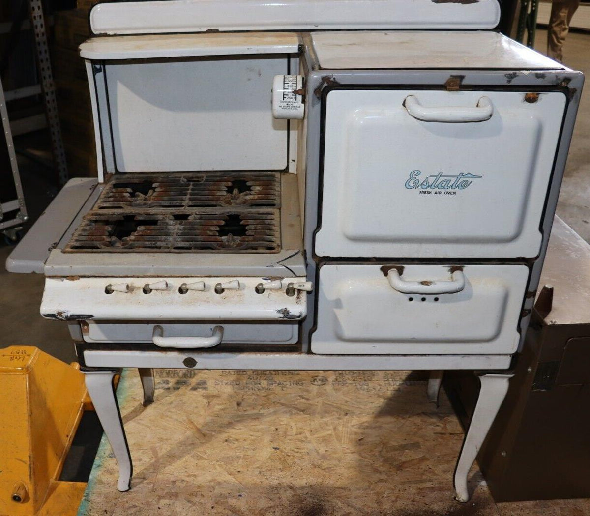 The Estate Stove Co. 2-882TR Vintage Fresh Air Oven, Fair Condition, See Photos! - Northside Material Brokers