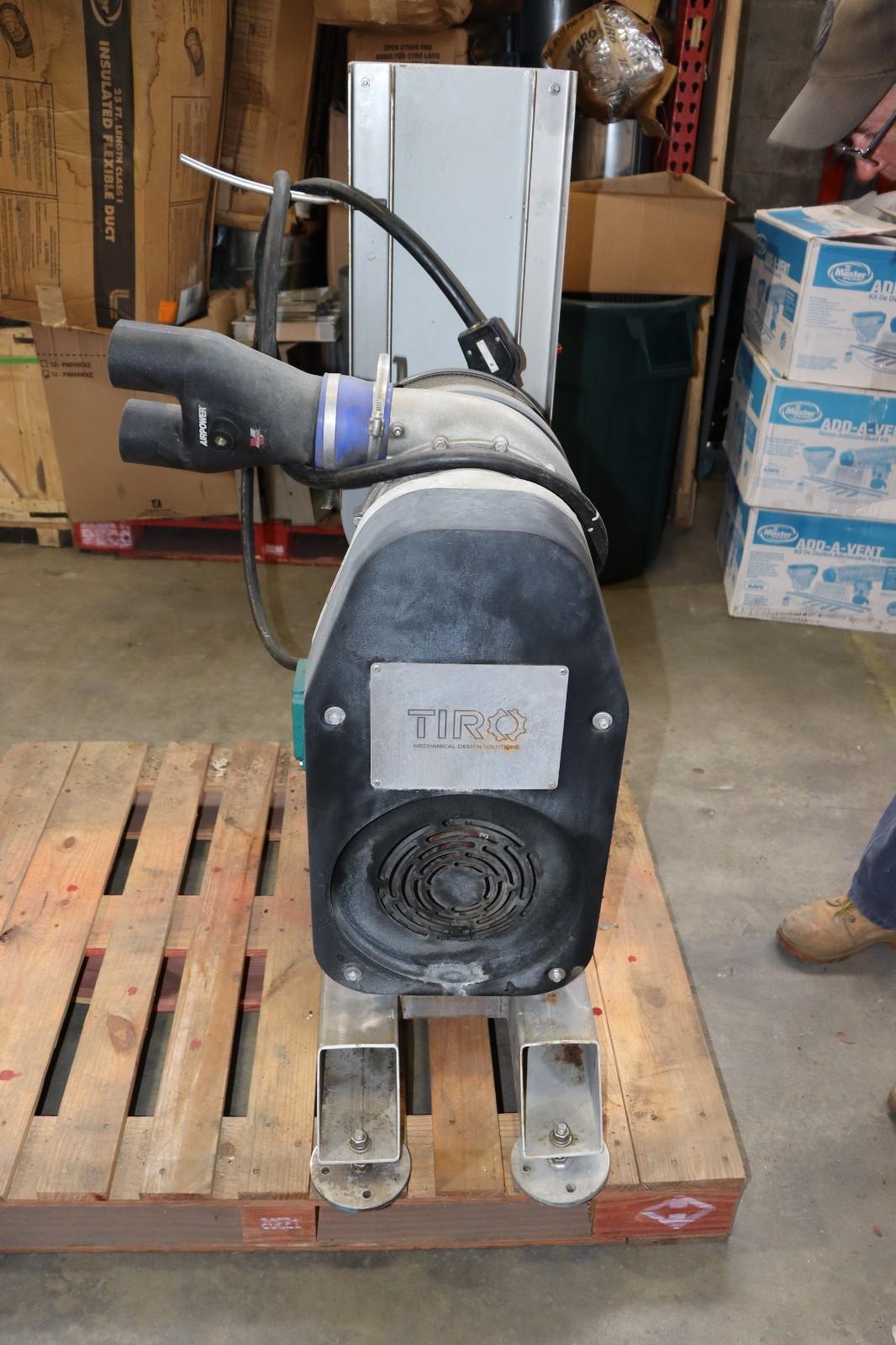 Tiro Mechanical Specialized Compact Air Handling Unit, Used, w/ Motor & Control - Northside Material Brokers