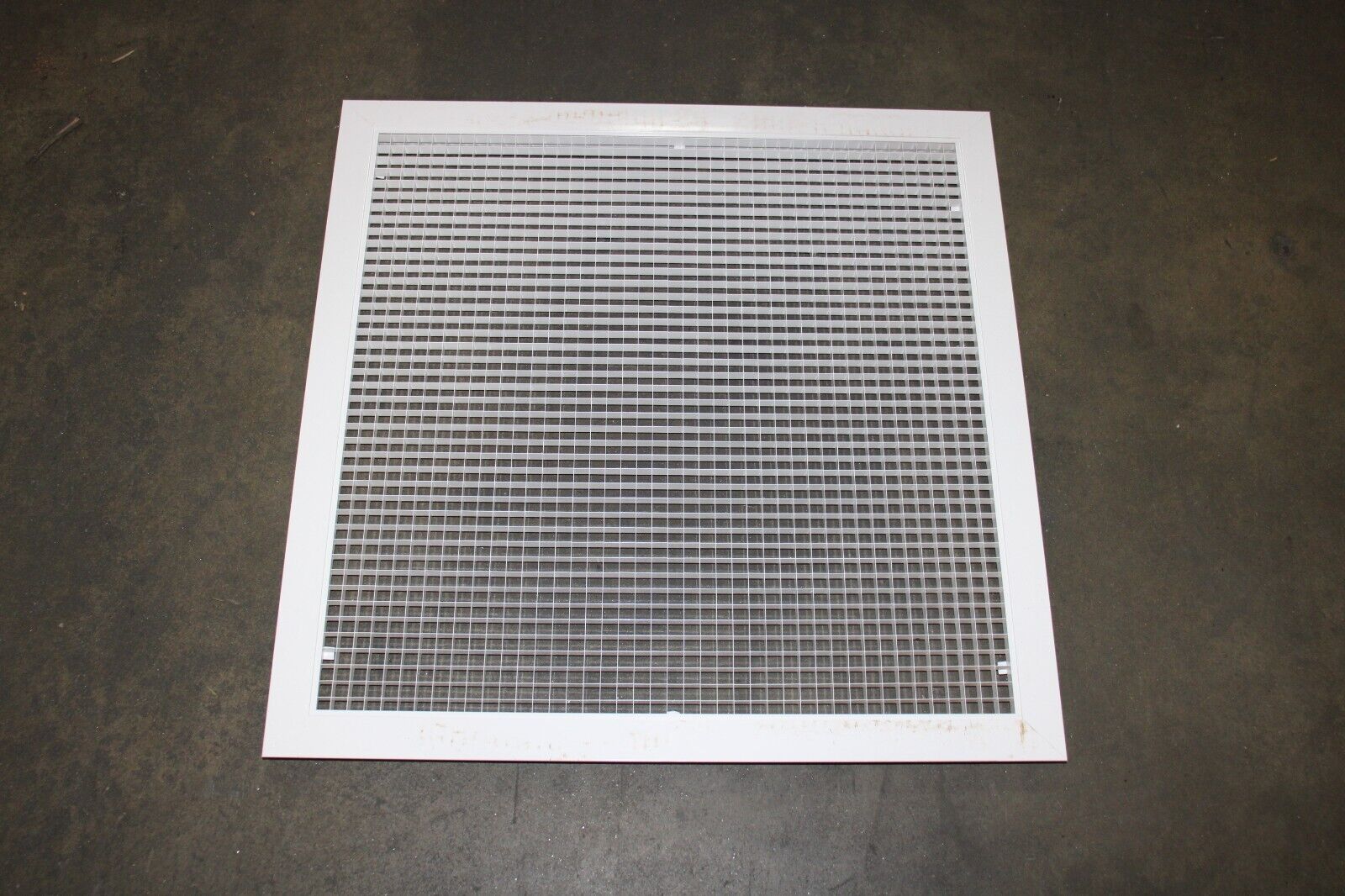 TITUS WHITE 12 INCH EGGCRATE DROP CEILING RETURN GRATE / REGISTER - Northside Material Brokers