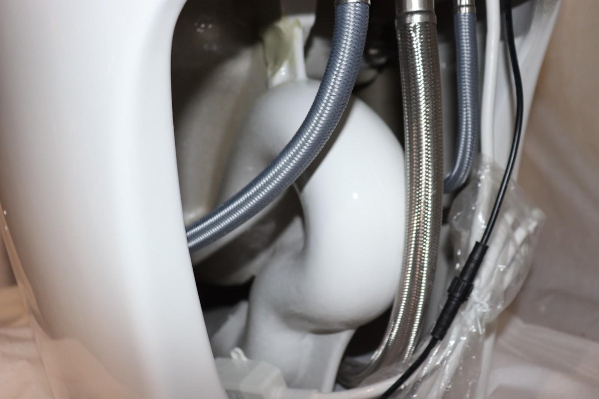 Toilet Homary 1.27 GPF Elongated Floor Mounted One Piece, Intelligent, Bidet - Northside Material Brokers