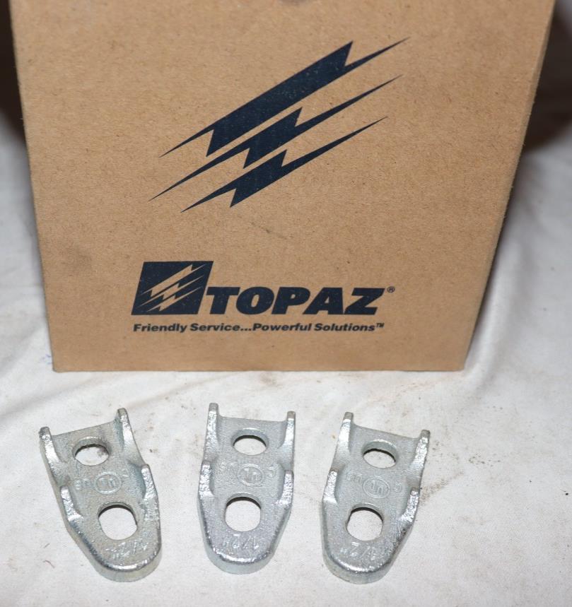 Topaz TOPZ481 481 1/2IN CLAMP BACK 25/25 - QTY of 43 - Northside Material Brokers