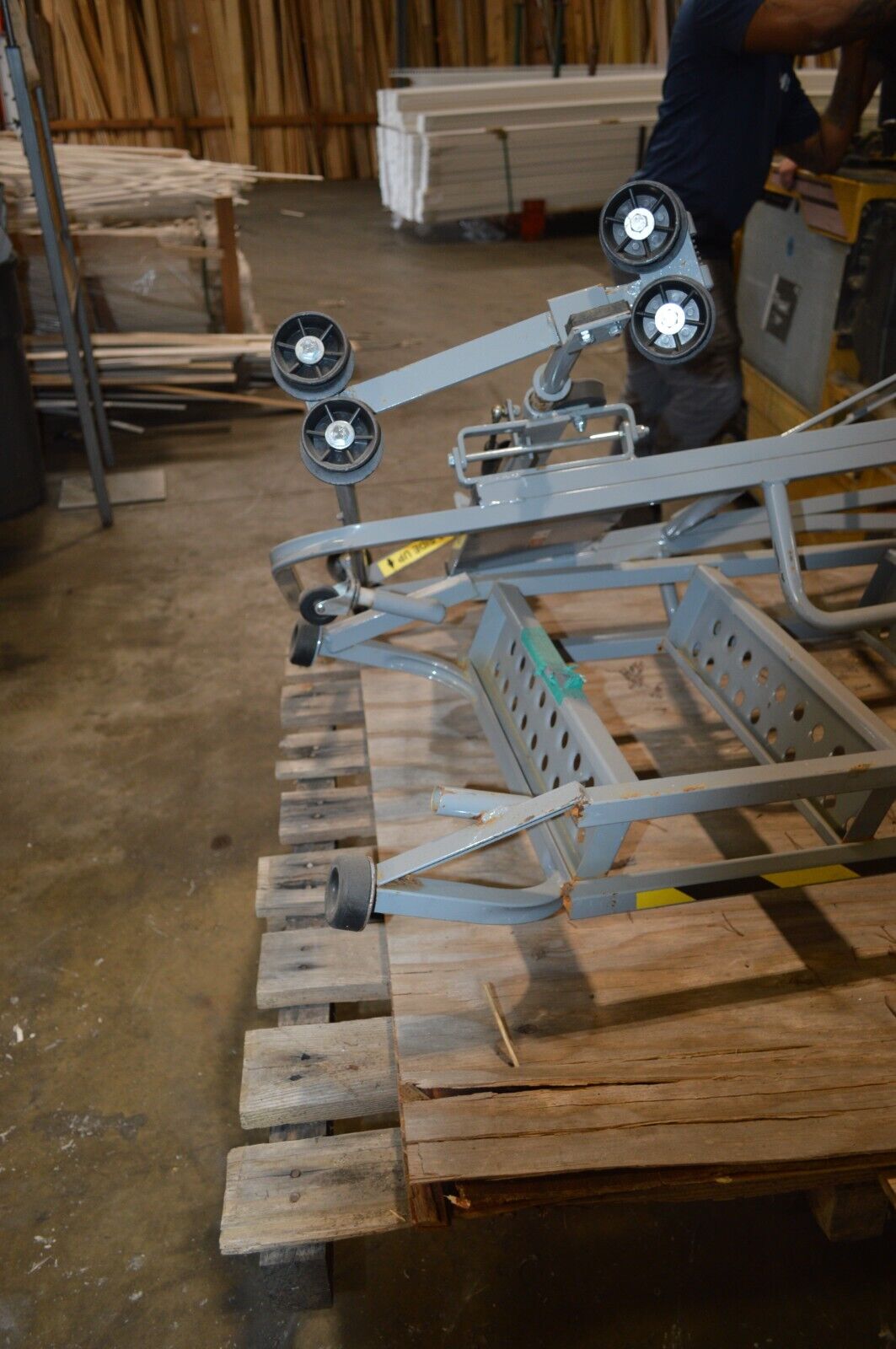 TRACK MOUNT STOCKROOM LADDER - Northside Material Brokers