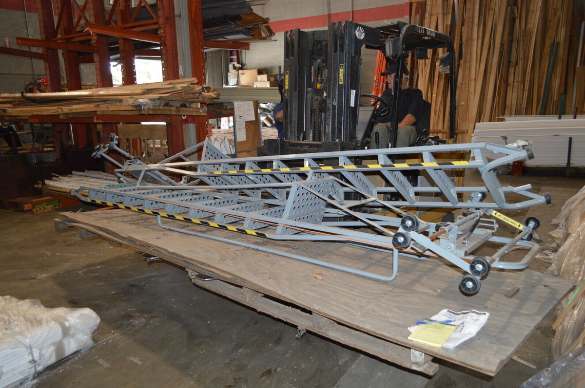 TRACK MOUNT STOCKROOM LADDER - Northside Material Brokers