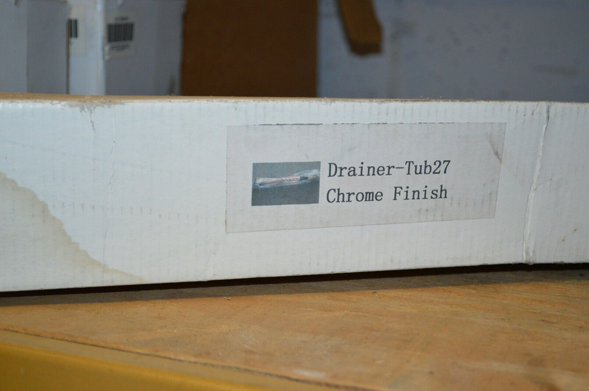 Tub Drainer behind wall assembly, Chrome finishes- Chain not included - Northside Material Brokers