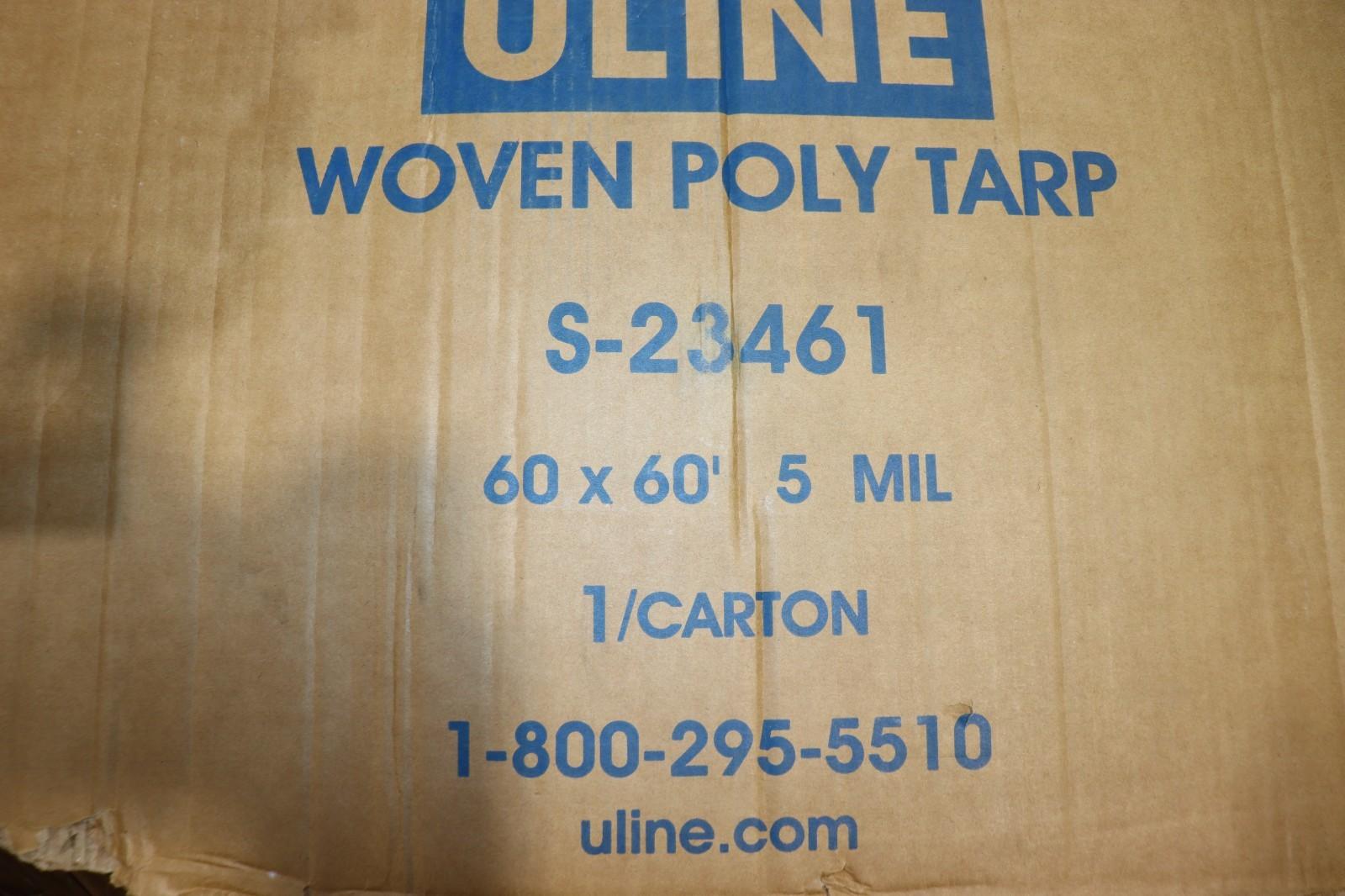 Uline S23461 60x60 Tarps Stranded Duty Waterproof, 5 Mil Multipurpose Poly Tarp - Northside Material Brokers
