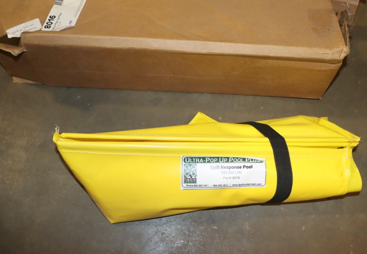 Ultratech Pop-Up Pool Model 8016, 150 gallon Spill capacity - Northside Material Brokers