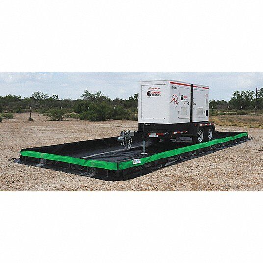 ULTRATECH Spill Containment Berm 12 ft W x 40 ft L, 3,590 gal Capacity, 8557 - Northside Material Brokers