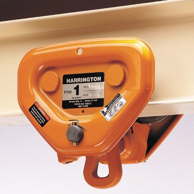 USED HARRINGTON 3 TON TROLLEY PTF2030 TF2-164 2C - Northside Material Brokers