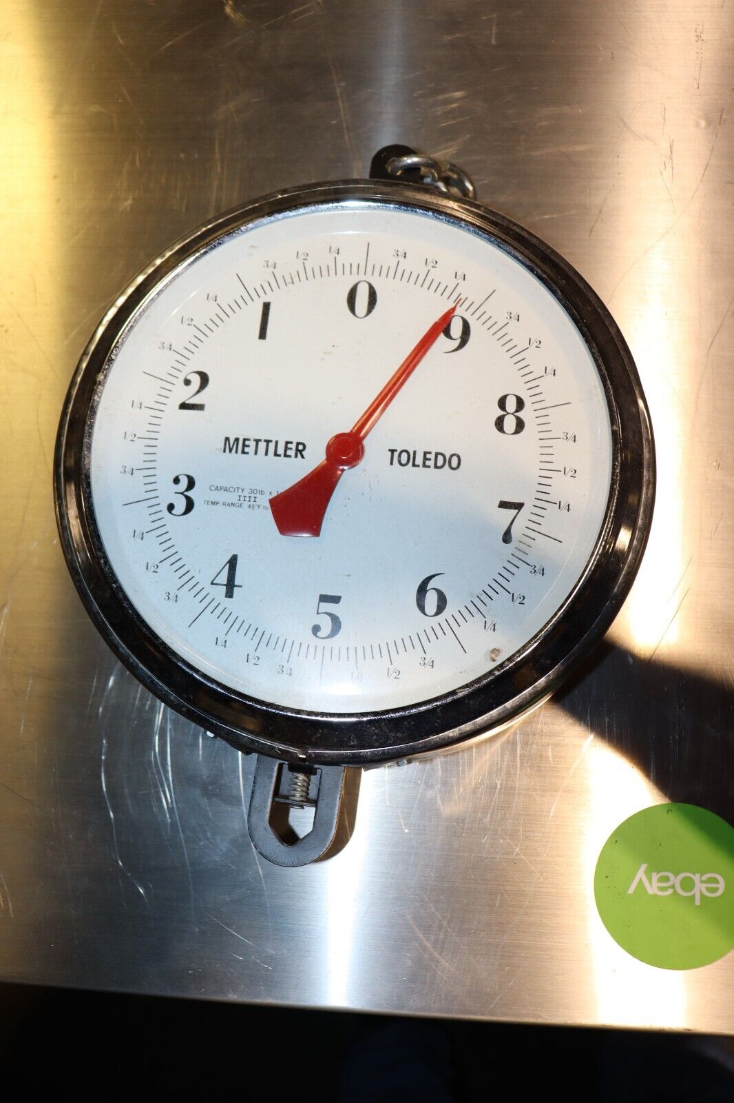 Used METTLER TOLEDO Model 2114 Produce 30lb Weighing Scale Only, NON CALEBRATED - Northside Material Brokers