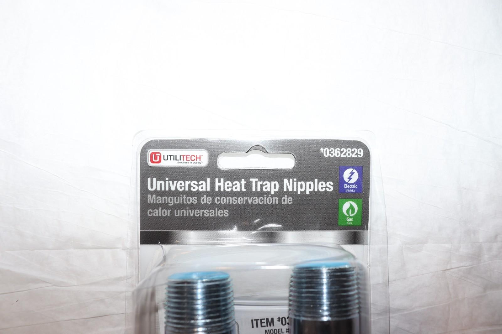 UTILITECH UNIVERSAL HEAT TRAP NIPPLES 0362829 NIB - Northside Material Brokers