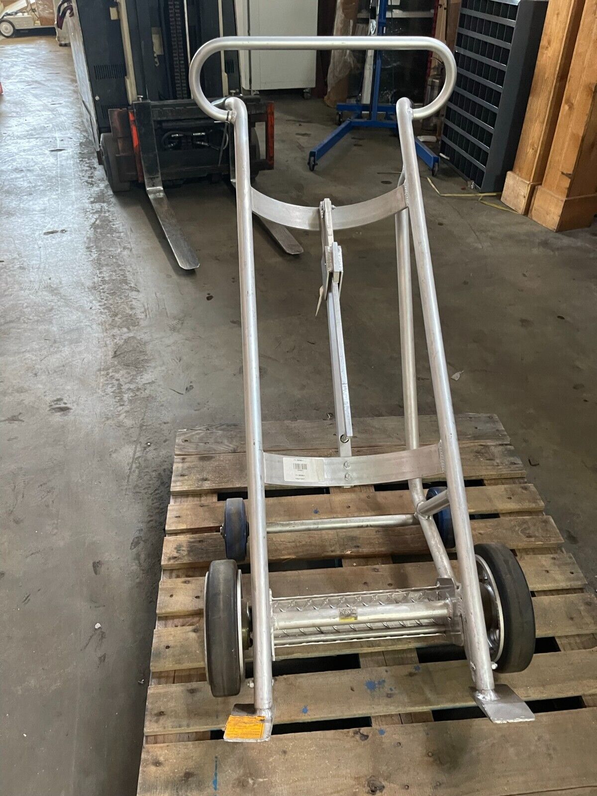 Valley Craft 4-Wheel Aluminum Drum Truck - Model F83210A7 - Northside Material Brokers