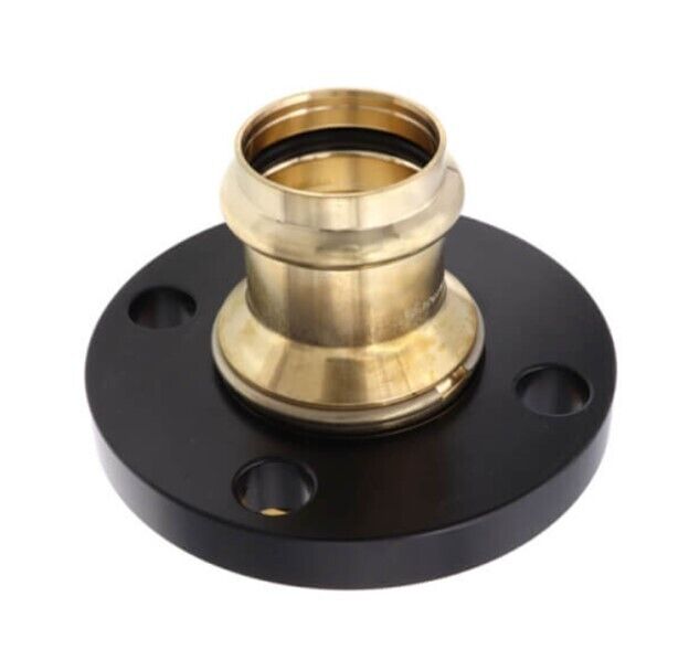Viega ZerOLead Propress 1-1/2" Bronze Adapter Flange 4 Bolt 79690 FlangexP (NIB) - Northside Material Brokers