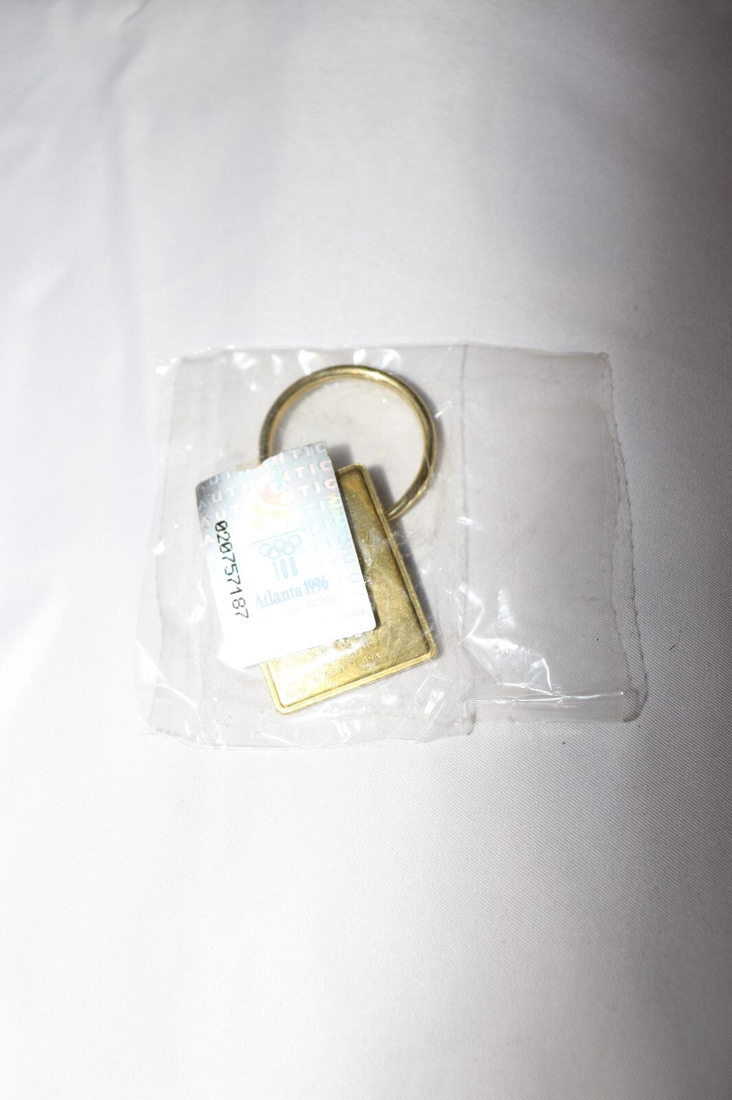 Vintage 1996 Atlanta Olympics Keychain - Northside Material Brokers