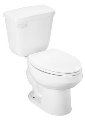 Elongated Toilet with Fluidmaster Fill Valve 1.28 GPF Left Hand Flush Vortens