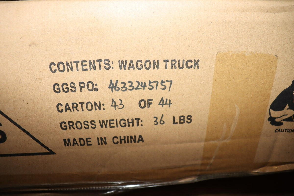 Wagon Truck with Flow-Through Lipped Metal Deck: 400 lb Load Capacity, 12X311 - Northside Material Brokers