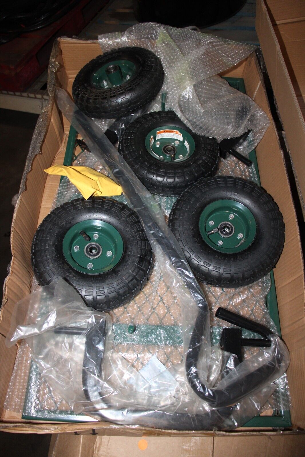 Wagon Truck with Flow-Through Lipped Metal Deck: 400 lb Load Capacity, 12X311 - Northside Material Brokers