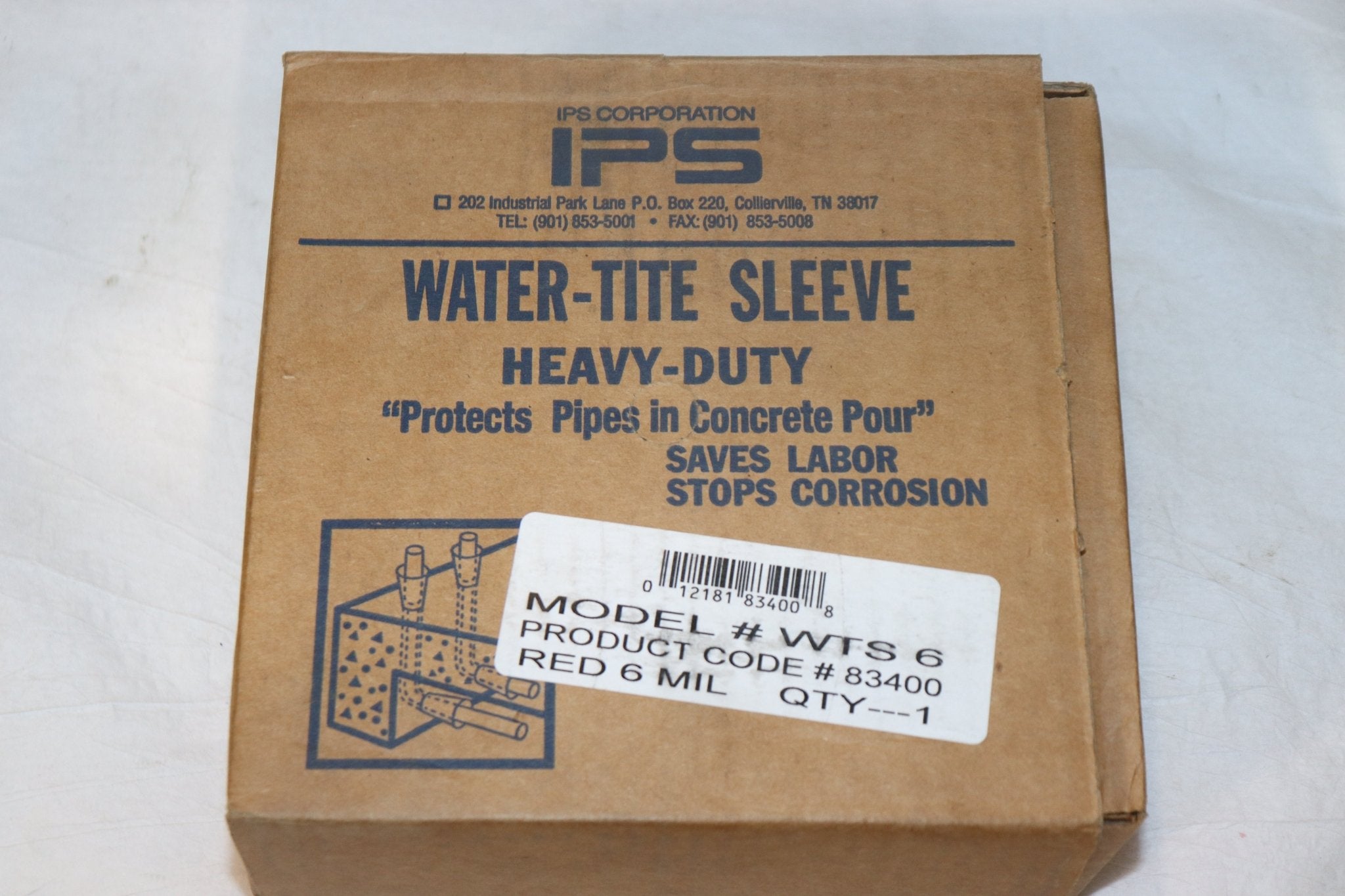 Water-Tite 83400 Polyethylene Pipe Sleeving for 1/2- to 1-Inch Tubing, 200-Foot Roll, Red - Northside Material Brokers