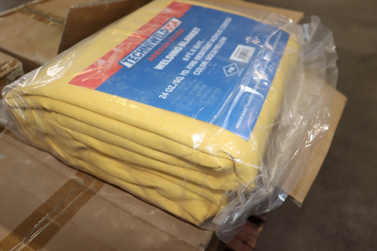 Welding Blanket 8'x10' Techniweld Armour Guard AGWB248X10YA Yellow - Northside Material Brokers