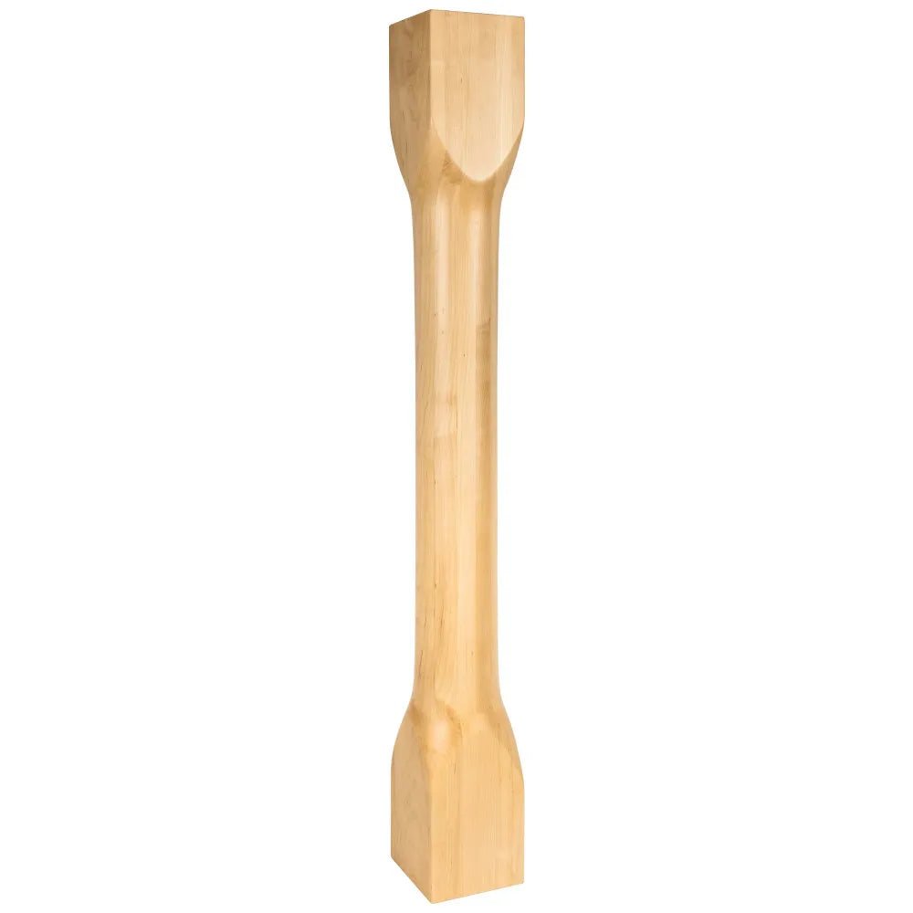 White Birch Cathedral Turned Post 5" W x 5" D x 42" H P83-5-42-WB - Northside Material Brokers