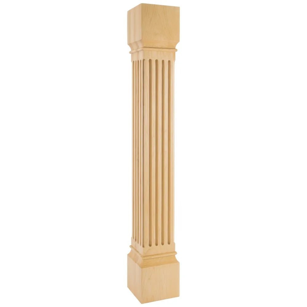 White Birch Fluted Post P27-6-42-WB - Northside Material Brokers