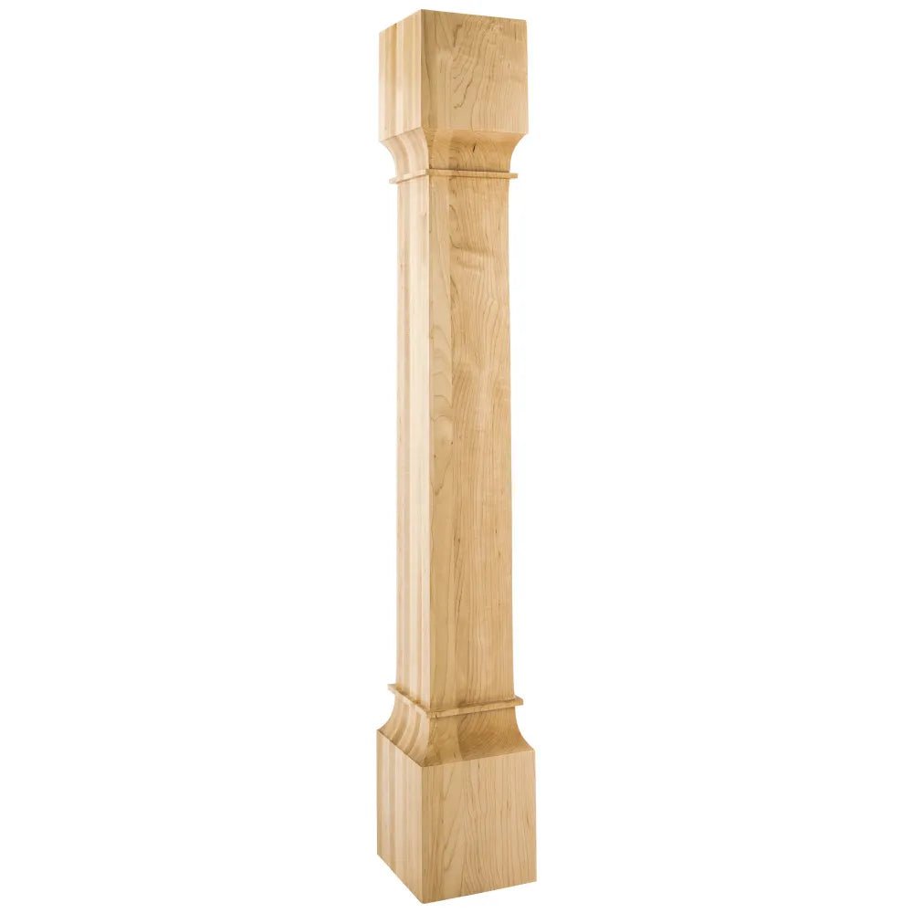 White Birch Square Post 6" W x 6" D x 42" H P35-6-42-WB - Northside Material Brokers