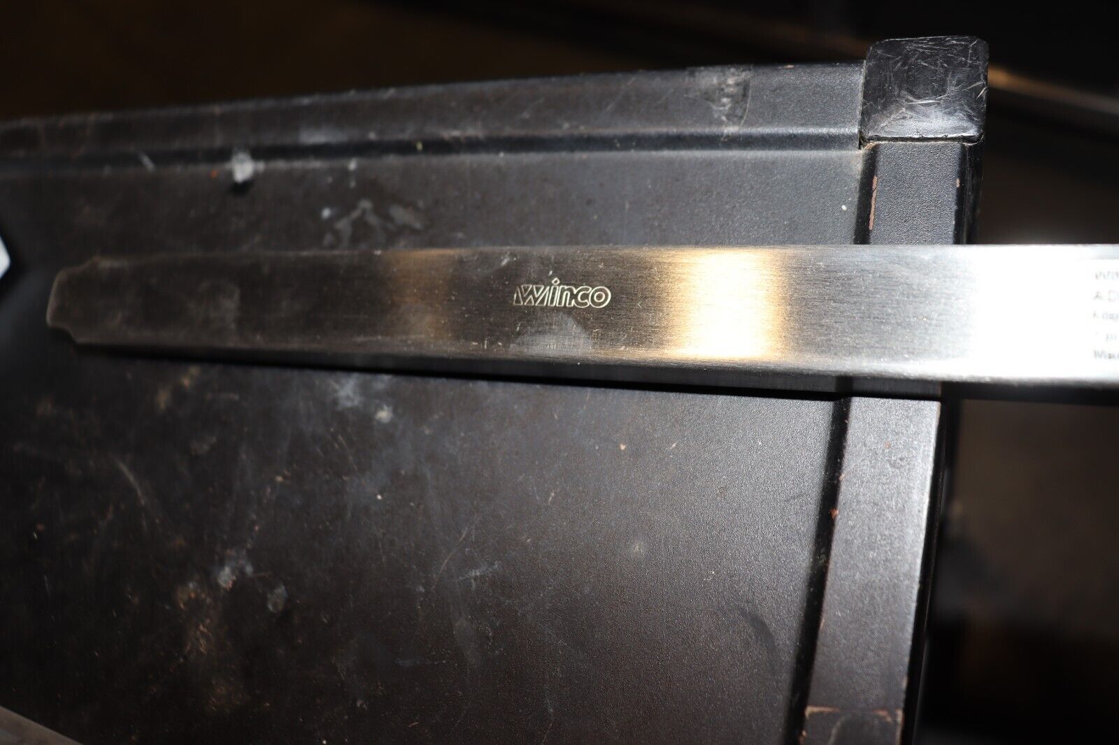 Winco Stainless Steel Adaptor Bar 12" - ADB-12, NEW, QTY: 1 - Northside Material Brokers