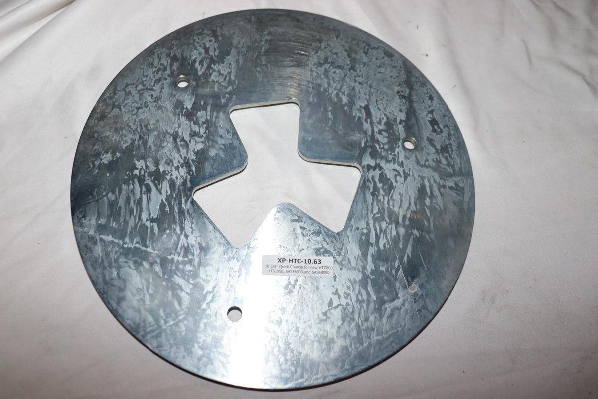XP-HTC-10.63 - 10 5/8" Quick Change Metal Plate for HTC800HDX, HTC950RX, SASE600 - Northside Material Brokers