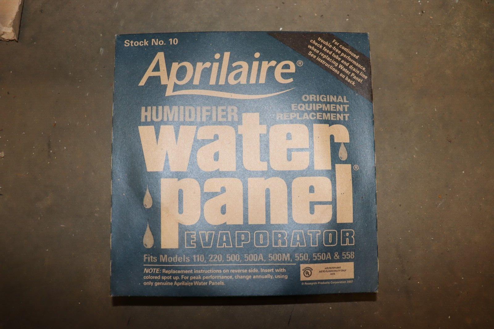 Humidifier Pad Aprilaire Water Panel Stock Number 10 Size 10 x 10 x 2