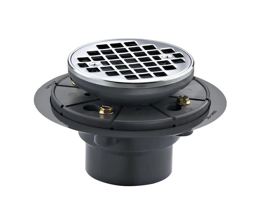 KOHLER Round Design Tile-In Shower Drain in Vibrant Titanium 9135-TT KOHLER Round Design Tile-In Shower Drain in Vibrant Titanium 9135-TT